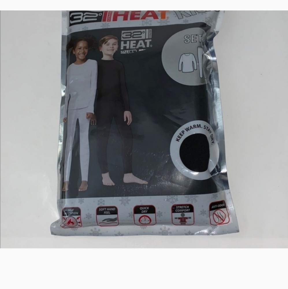 32 Degrees Heat Long Sleeve CrewNeck & Legging Set unisex, nwt boys girls - Picture 3 of 9